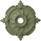 Ekena Millwork Benson Classic Medallion (Canopies up to 6 1/2"), 28 3/8"OD x 3 3/4"ID x 1 5/8"P, Cloud Burst CM28BECBC - alternate 1